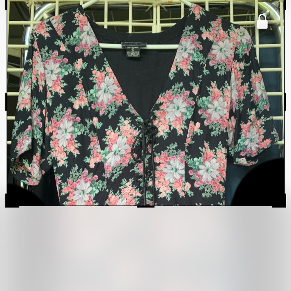 Nostalgia BlackTie Front Dress